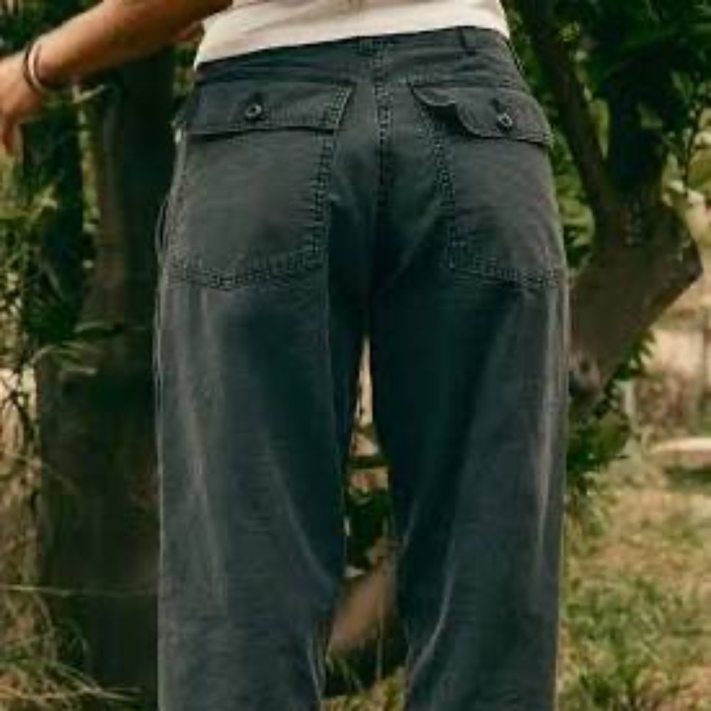 Imogene & Willie Blake Military Trouser in faded Black